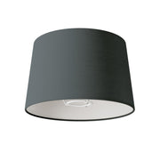 Paralume Athena con attacco E27 per lampada da tavolo o da terra - Made in Italy - Teletta Grigio Scuro