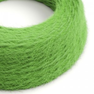 Marlene csavart textilkábel kócos hatású Zöld TP06