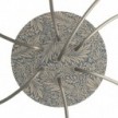 Round Rose-One 7-hole and 4 side holes ceiling rose, 200 mm - PROMO