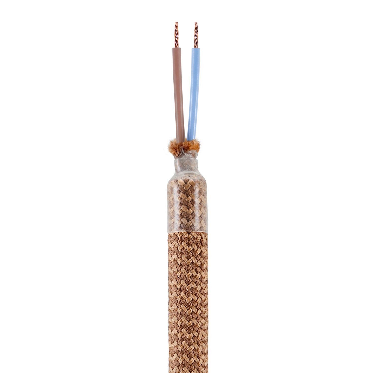 Creative Flex készlet rugalmas csővel, Réz színű RM74 szövet borítással, fém csatlakozókkal