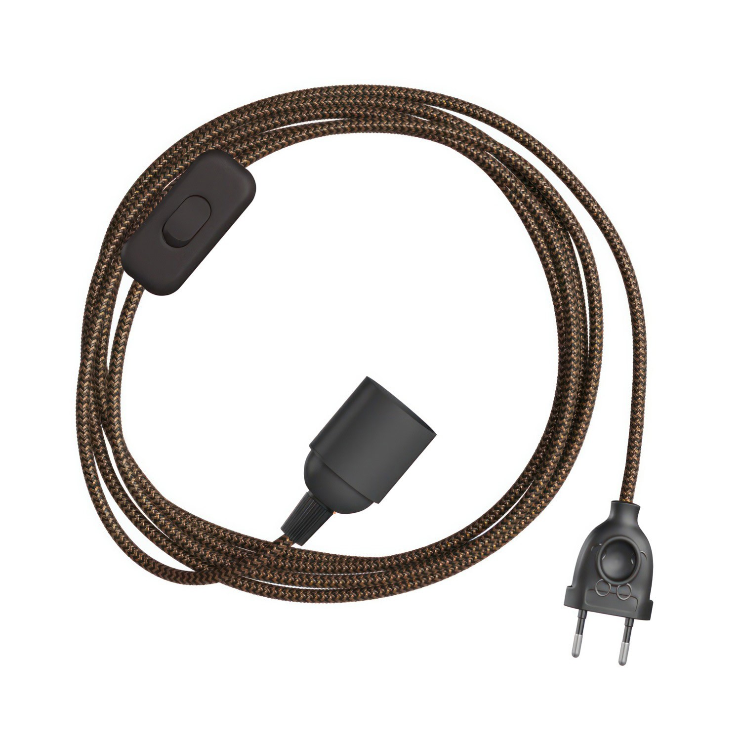 SnakeBis Cikk-cakk - Kábel foglalattal és cikk-cakk hatású textilkábellel