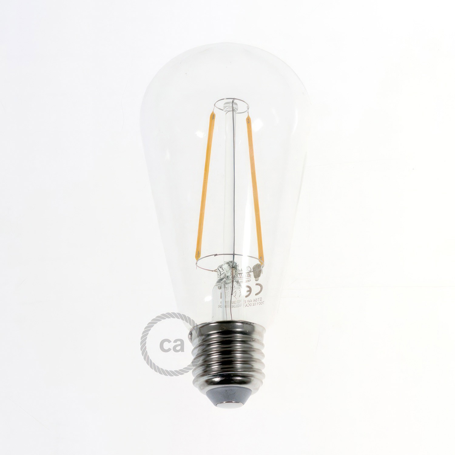 Flex 60 fali vagy mennyezeti lámpa alakítható, szórt fényt biztosít LED ST64 izzóval