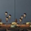 Alzaluce - Fém asztali lámpa