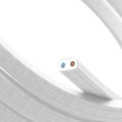 UV-álló kültéri elektromos kábel CM01 fehér szövetborítással