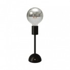 Hordozható és újratölthető Cabless02 lámpa ezüst félgömb izzóval