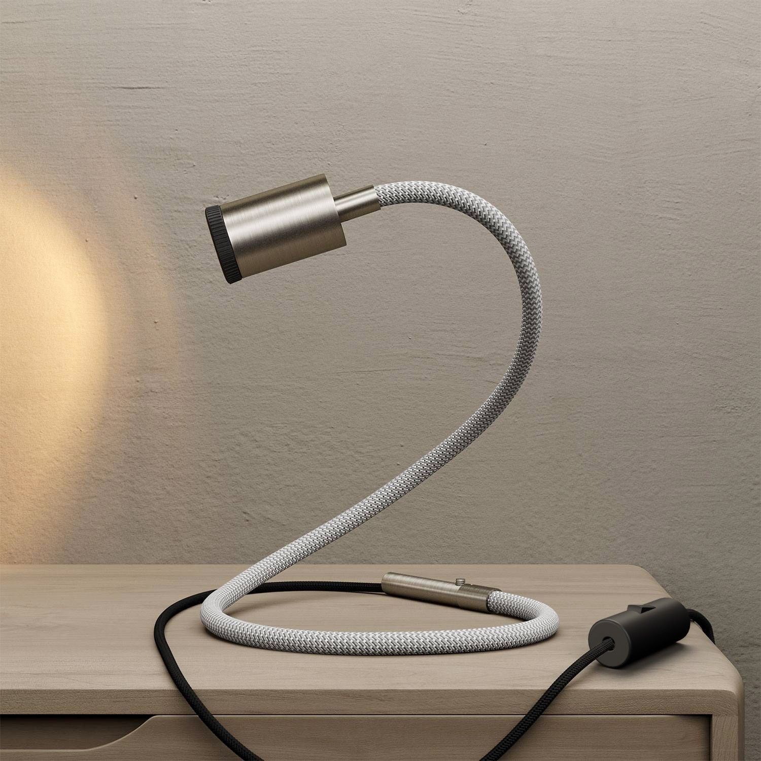 Asztali Flex GU1d0 flexibilis alap nélküli asztali lámpa mini LED spotlámpával