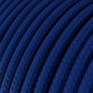 Műselyem textilkábel egyszínű RM12 Kék