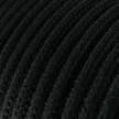 Pamut textilkábel egyszínű RC04 Fekete
