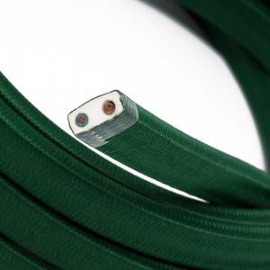 Fényfüzér kábel sötétzöld műselyem - CM21