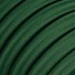 Fényfüzér kábel sötétzöld műselyem - CM21