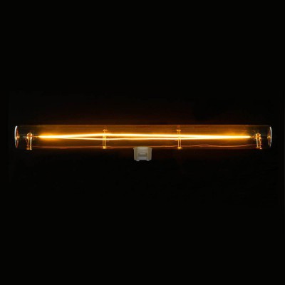 S14d LED csöves Arany izzó - Hossz 300 mm 8W 2000K Dimmelhető - S14 rendszerhez