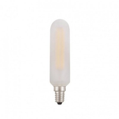 Csöves LED izzó, selyemfényű fehér - E14 4W dimmelhető 2700K