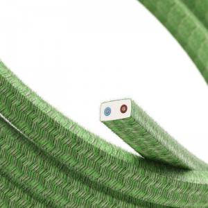 UV-álló kültéri elektromos kábel CX08 Green Pixel Bronte pamut borítással