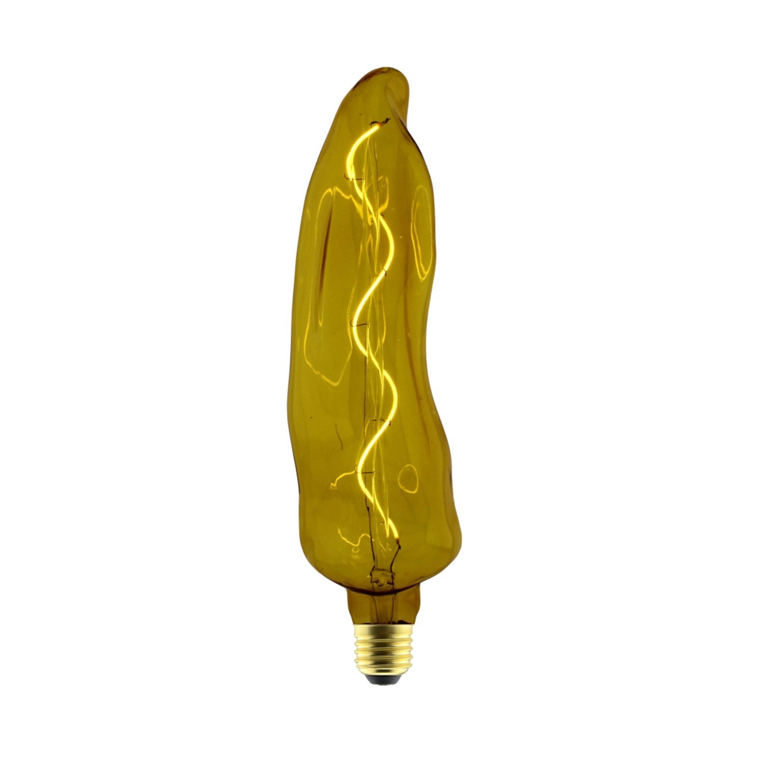 Konyhai kollekció sárga paprika LED XL izzó spirál izzószállal 5W E27 dimmelhető 2000K