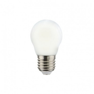 LED Gömböcske G45 Dekoratív tejfehér 2.2W E27 2700K izzó