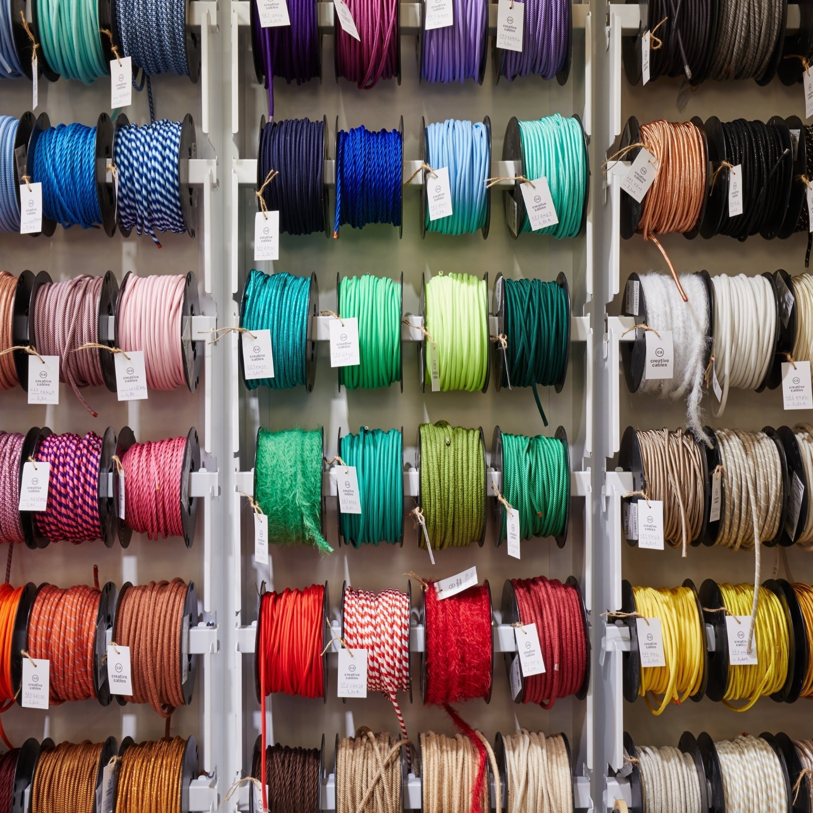 Cavi elettrici in tessuto - Creative Cables