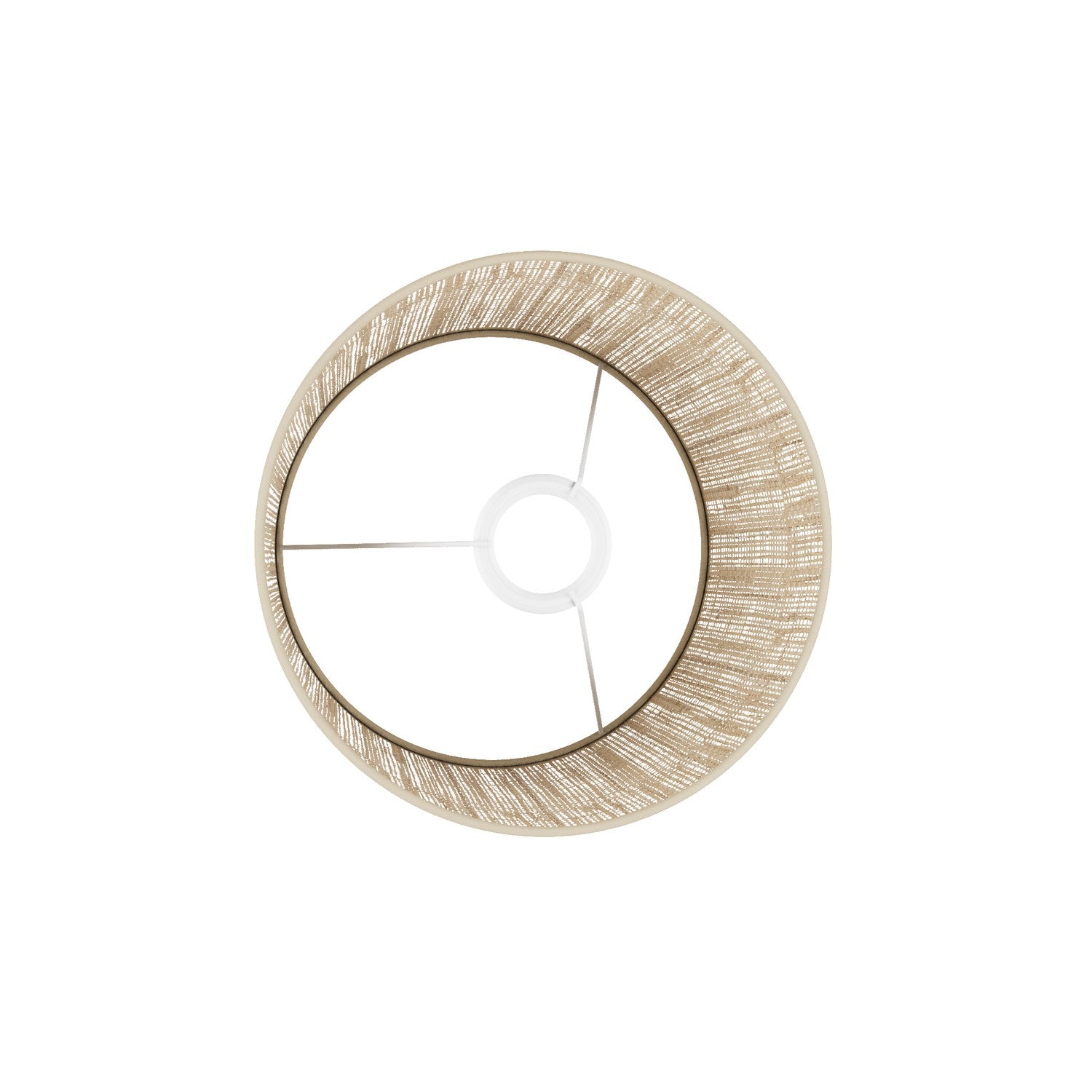 Paralume Athena con attacco E27 per lampada da tavolo o da terra - Made in Italy - Raphia