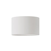 Paralume Cilindro L in tessuto con attacco E27 - Made in Italy - Lino Crudo