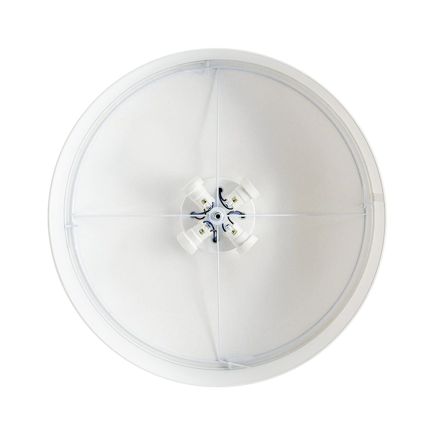 Plafoniera in tessuto Small - Made in Italy - Lana Beige