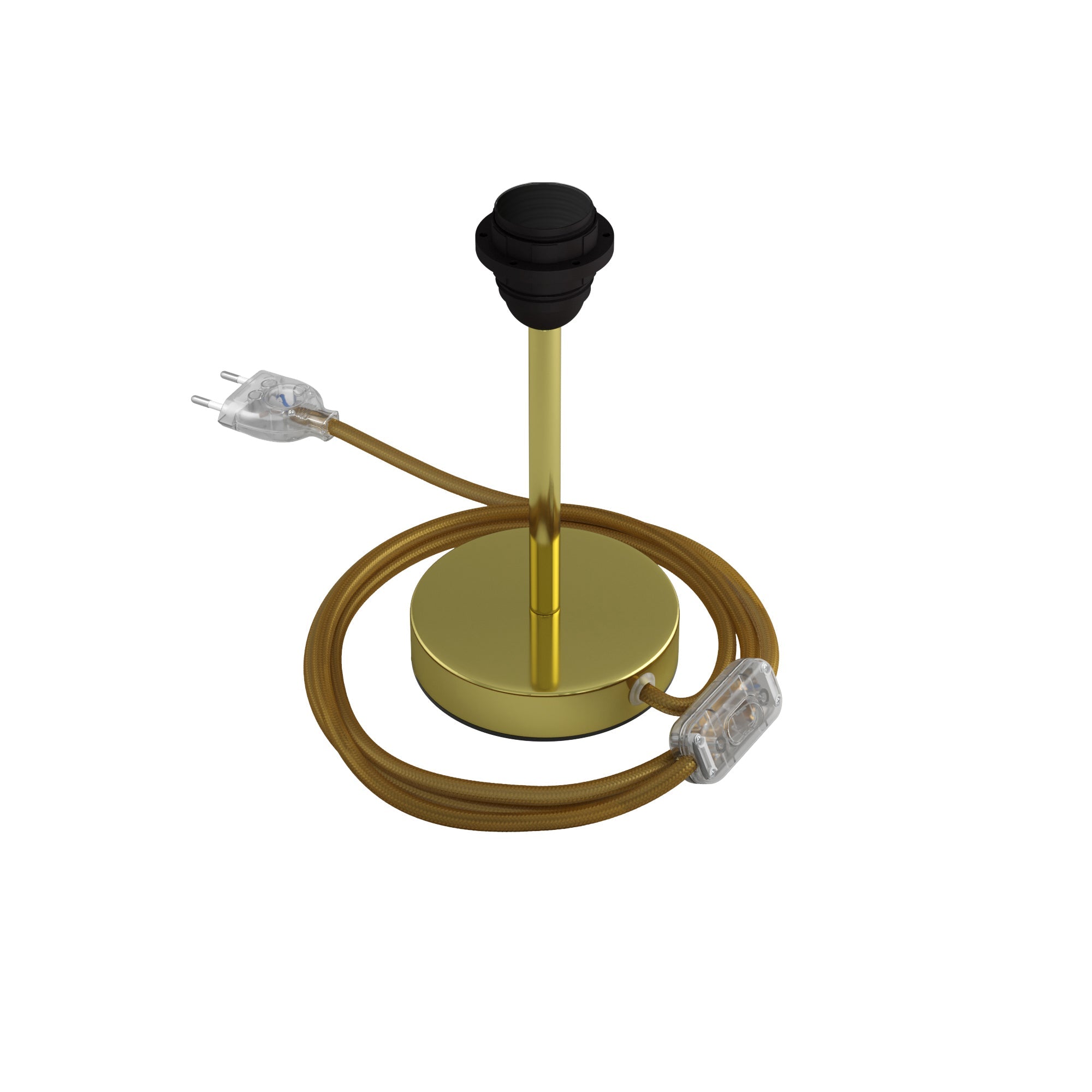 Alzaluce per paralume - Lampada da tavolo in metallo - Ottone 15 cm