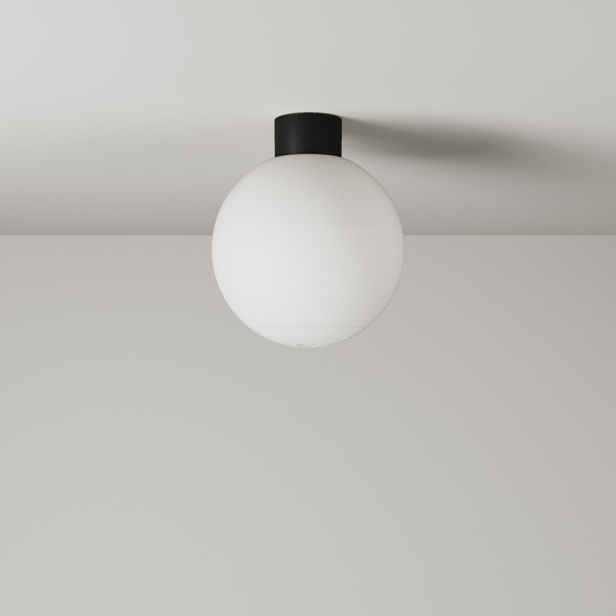 Applique da esterno IP44 Nera e paralume a sfera infrangibile Unbreak-a-Ball - IO