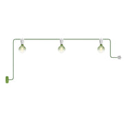 Catenaria Modulair da esterno IP65 con 3 luci e rosone - Bianco