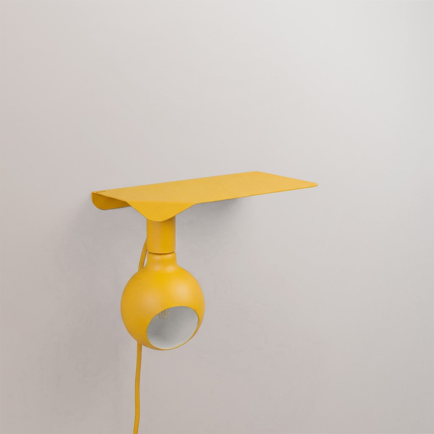 Combo Camo - Lampada con mensola - Giallo