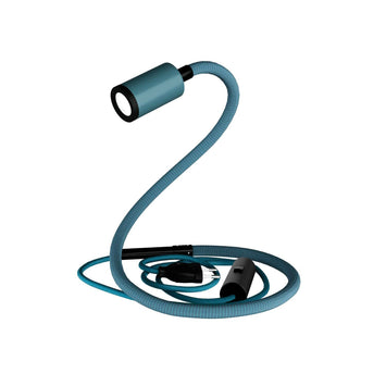 GU1d-one Pastel Lampada snodabile senza base con mini faretto LED - Petrolio