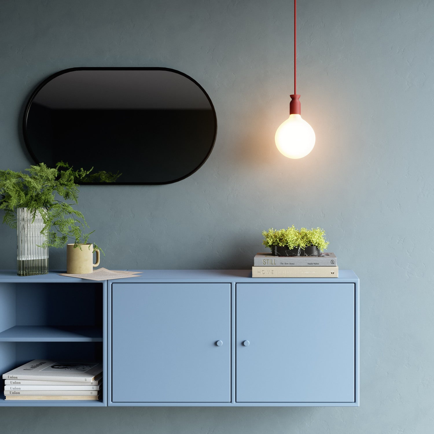 Kit portalampada E27 in plastica riciclata con stampante 3D - Terracotta