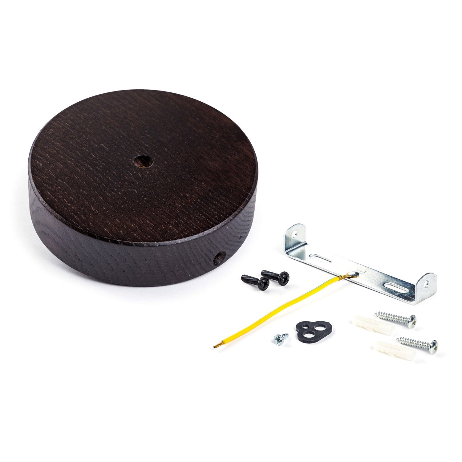 Kit rosone in legno - Effetto Wengé