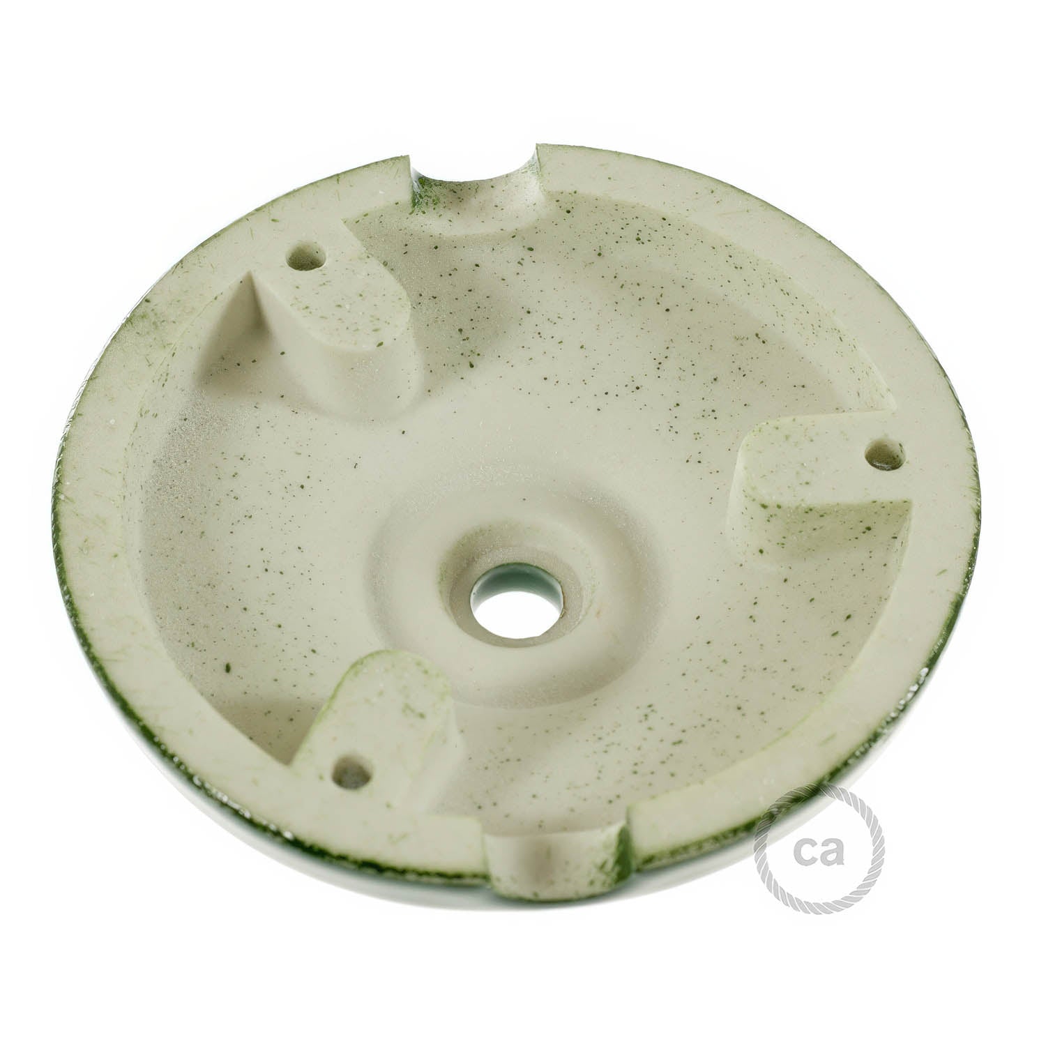 Kit rosone in porcellana - Verde