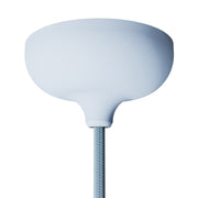 Kit rosone in silicone con foro centrale e predisposizione per foro laterale - Blu carta da zucchero