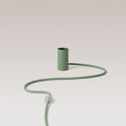 Lampada magnetica plug-in con attacco E27 e spina UK - Verde
