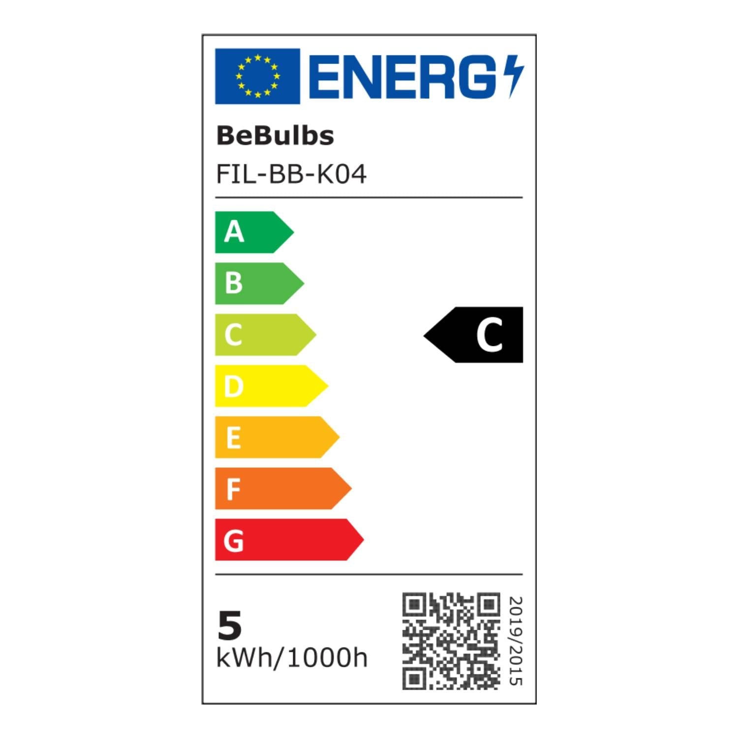 Lampadina LED Camo G125 4,8W 806Lm E27 2700K Dimmerabile - Blu
