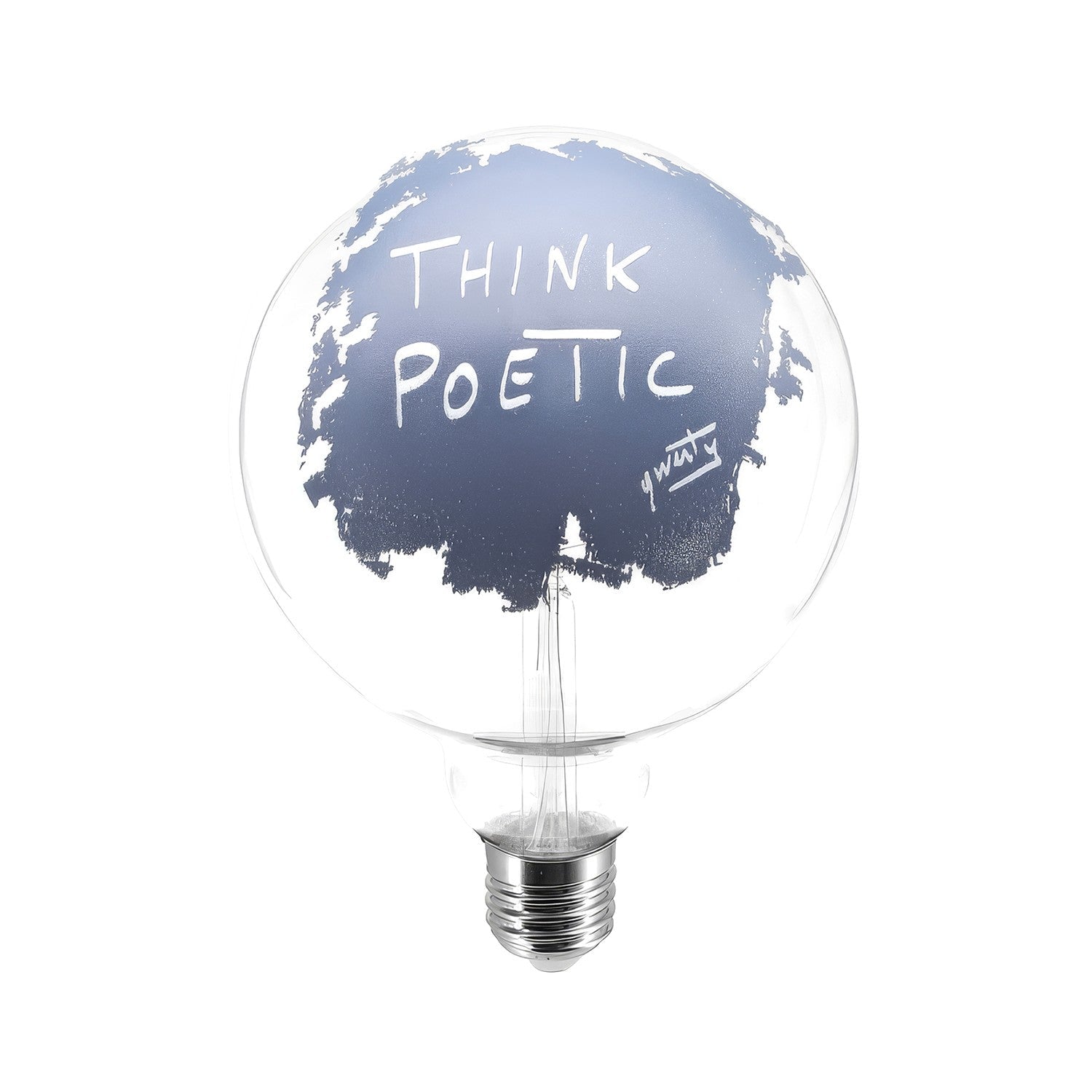 Lampadina LED Tattoo Think Poetic G125 4,5W 470Lm E27 2700K Dimmerabile