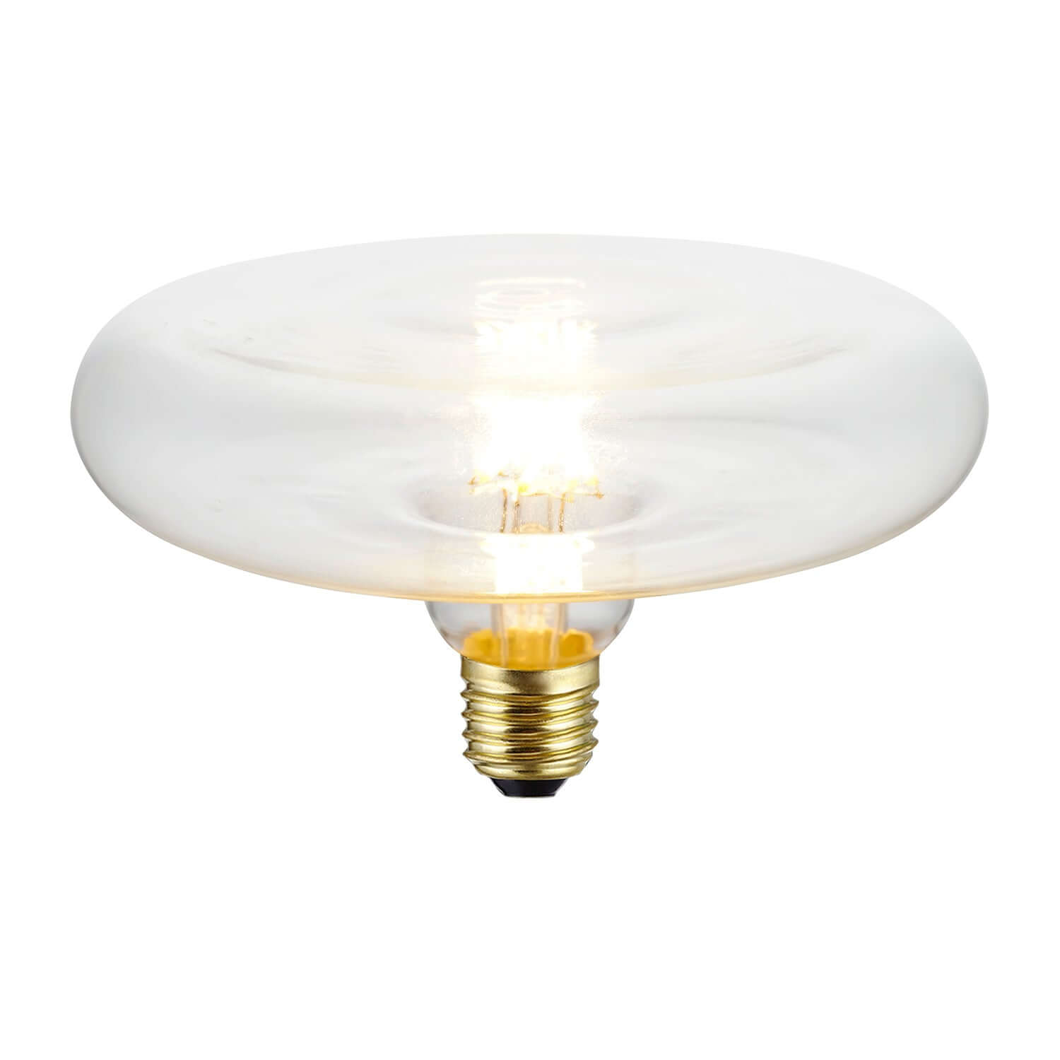 Lampadina LED Trasparente DASH D170 filamento twisted 6W 610Lm E27 2700K Dimmerabile