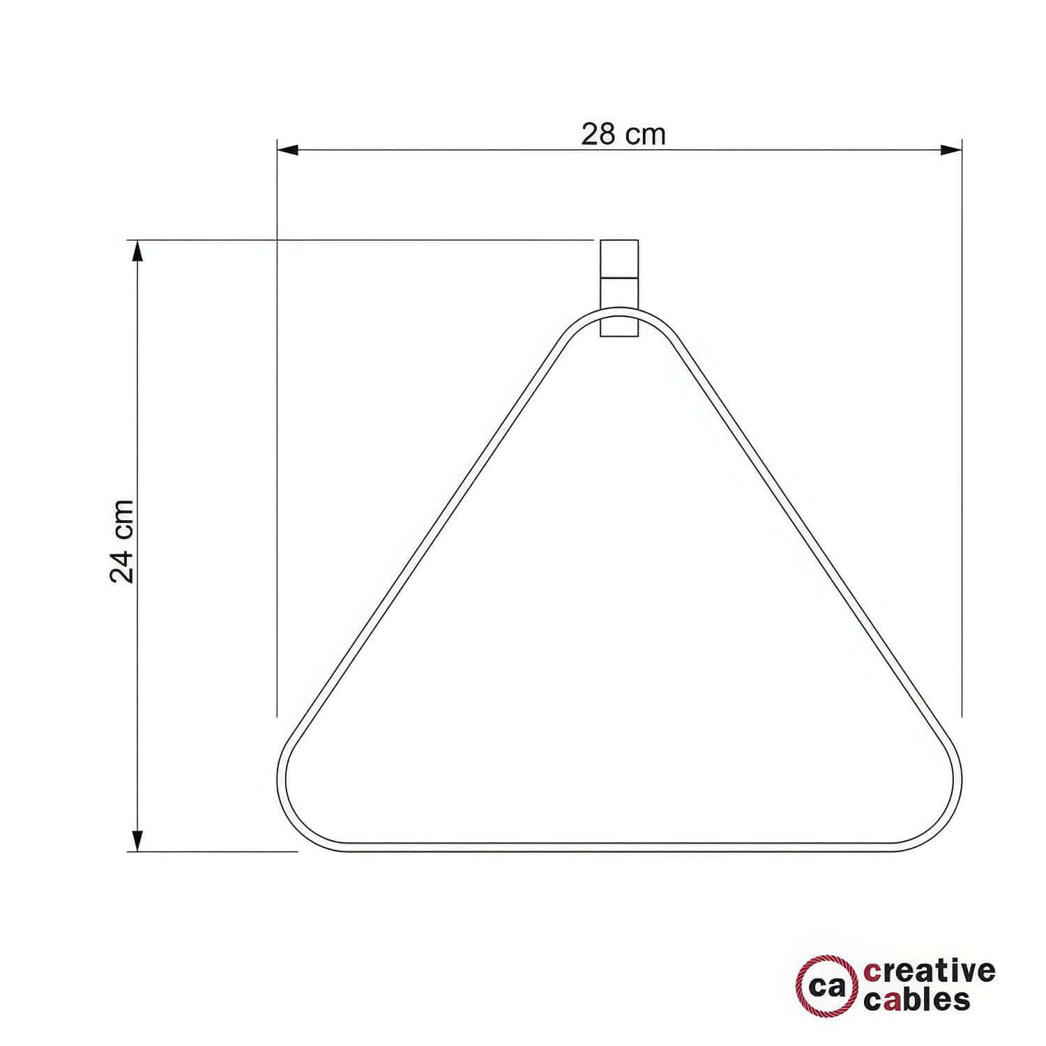 Paralume in metallo Duedì Apex con copriportalampada in metallo e portalampada E27 - Nero
