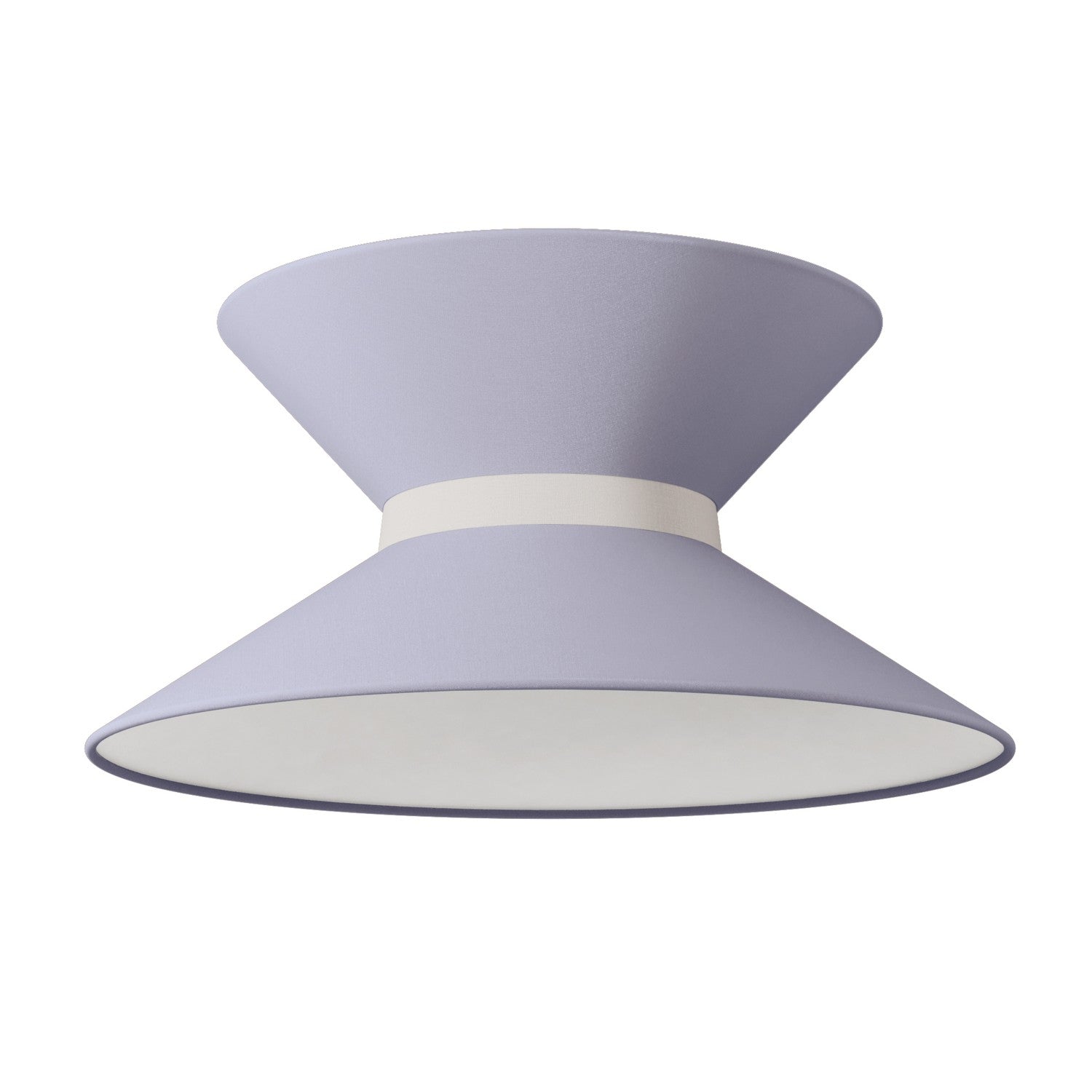 Paralume in tessuto Clessidra Teletta lilla - Made in Italy Arenal sabbia