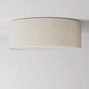 Plafoniera in tessuto Large Juta chiara - Made in Italy