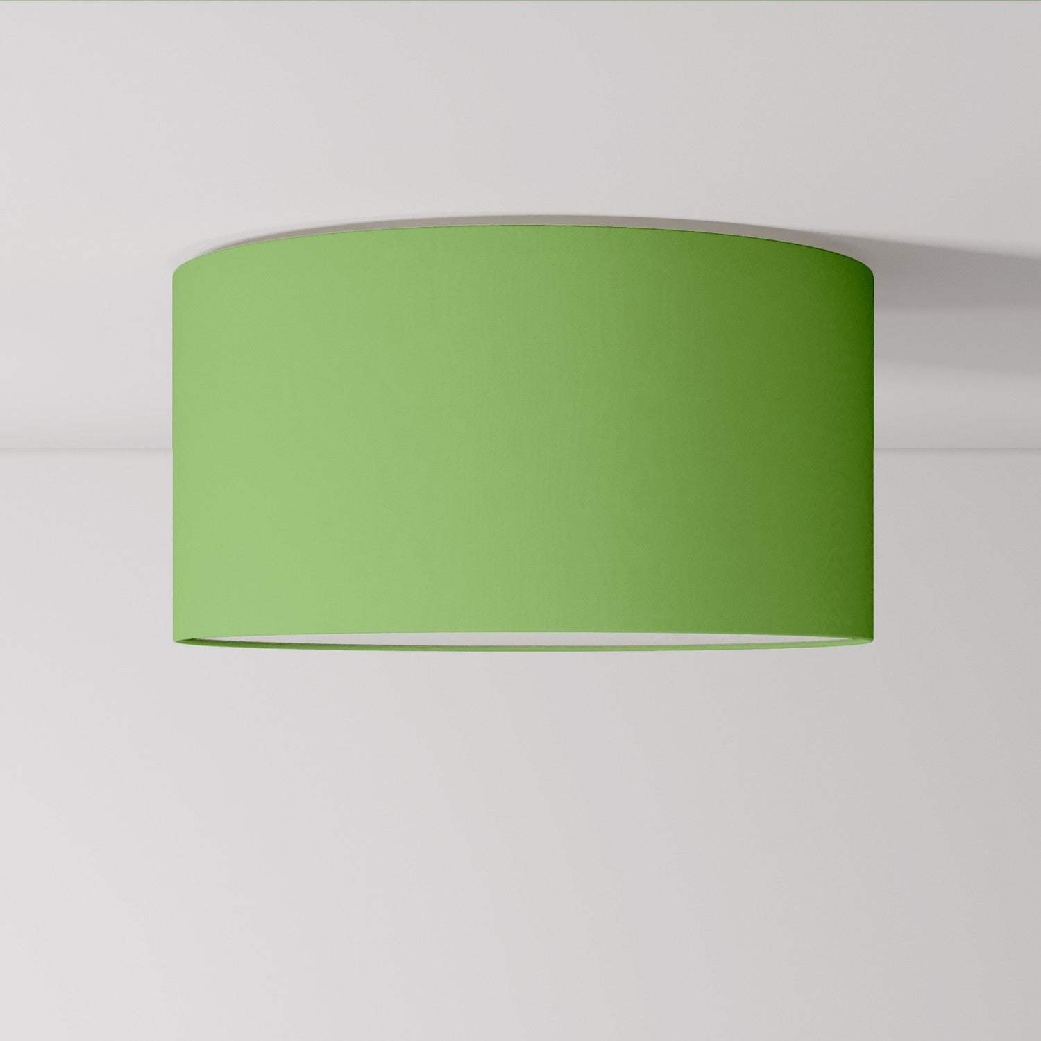 Plafoniera in tessuto Medium - Made in Italy - Cinette Verde Pistacchio