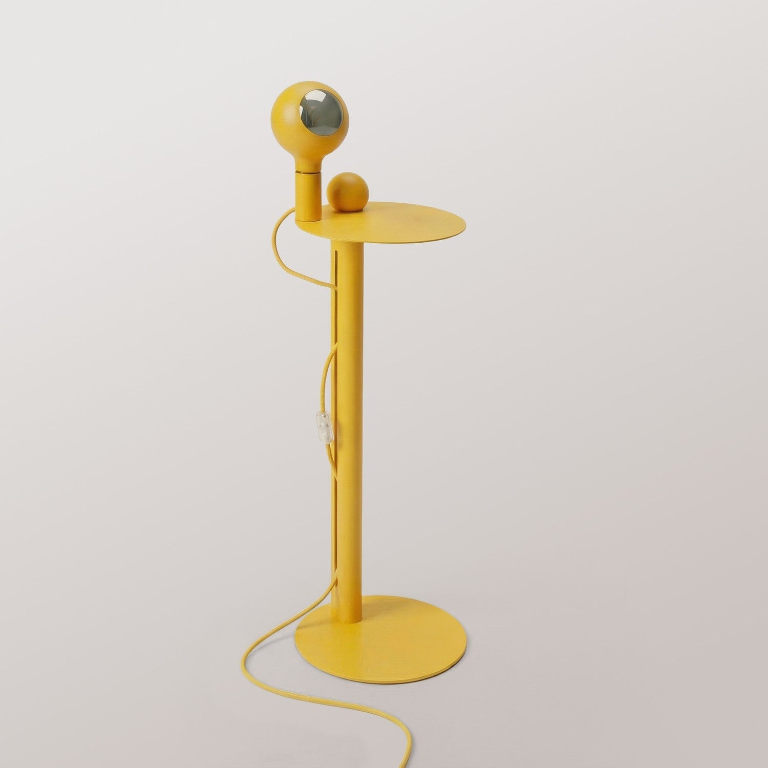 Rocco - Lampada da terra con lampadina Camo - Giallo