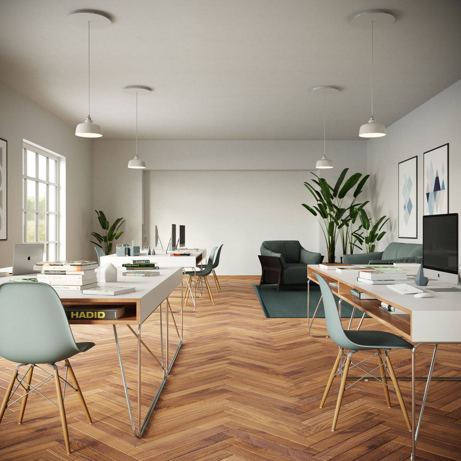 Rosone XXL Rose-One rotondo, diametro 400 mm con 1 foro e 4 fori laterali - Bianco opaco Bianco