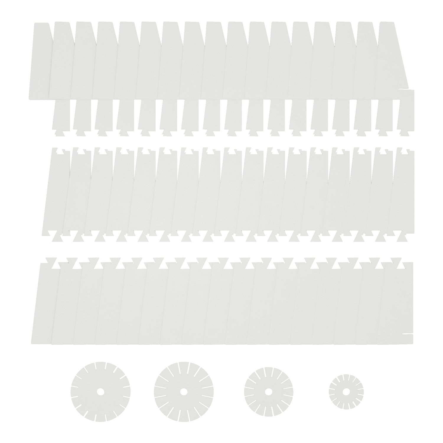 SHHINE lampada da terra in materiale fonoassorbente - Bianco melange