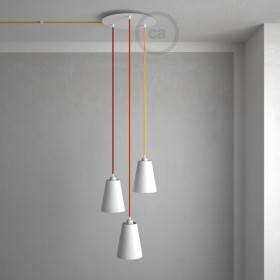 Create even more unique lamps with our new XXL ceiling roses!