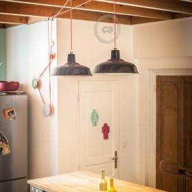 Pascal Flamant: pulley for kitchen lighting